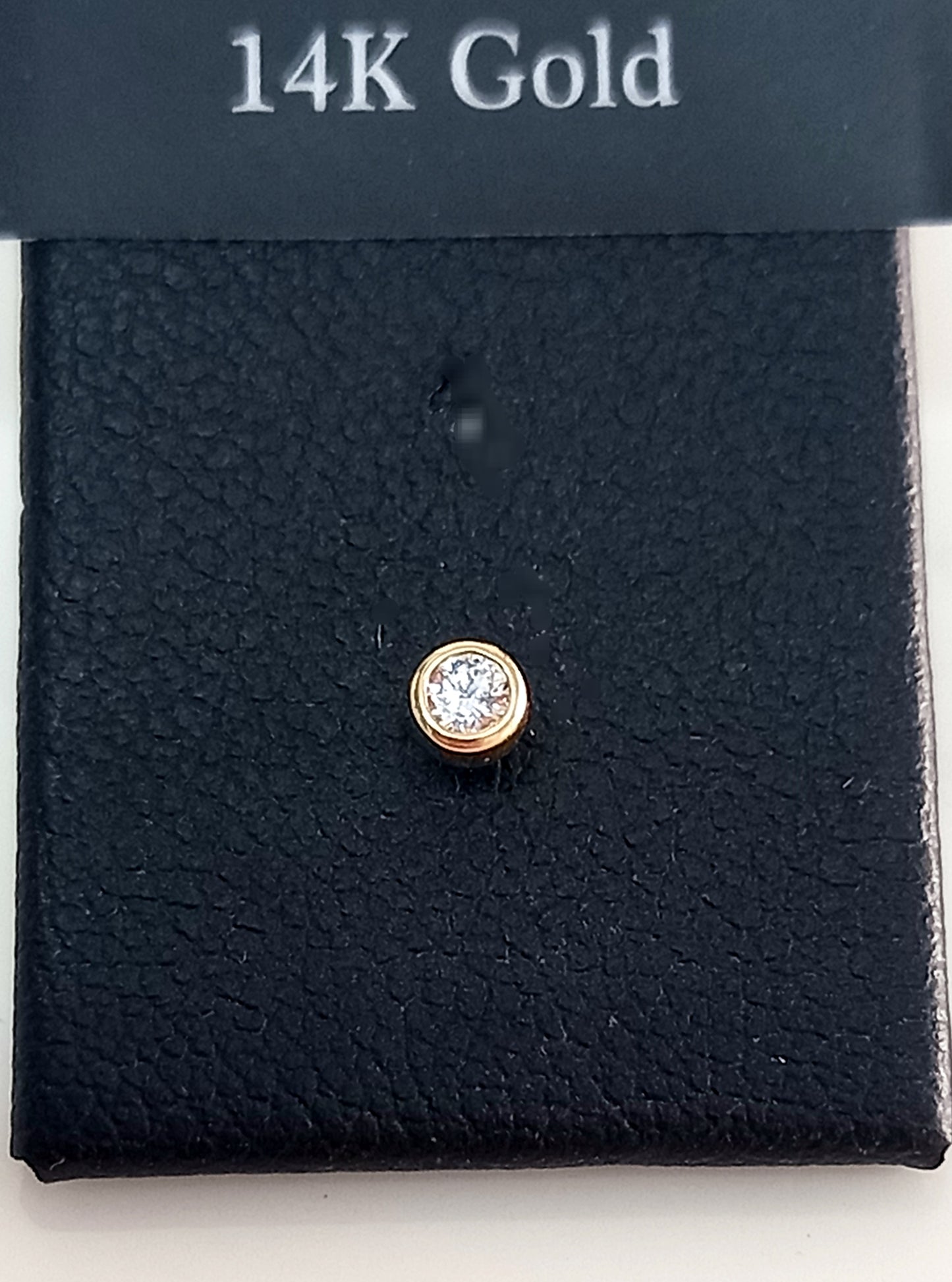 Oro 14k. Diamante 2mm